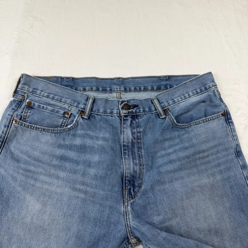 Levis 505 Regular Fit‎ Jeans Mens 38x32 Blue Good Medium Wash Straight Leg Denim